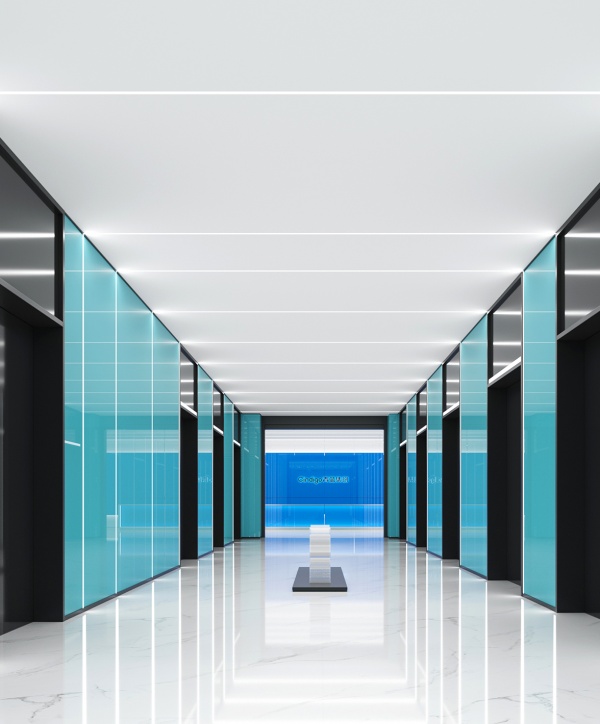 青藍集創(chuàng)醫(yī)療設(shè)備展廳設(shè)計