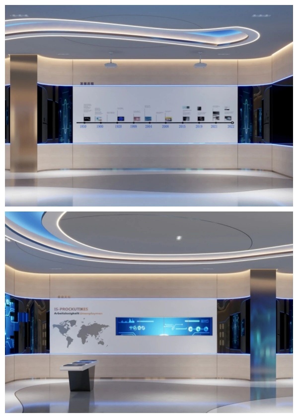 一正藥業(yè)展廳在科技與藝術(shù)交織中，解碼生命健康的未來(lái)圖景