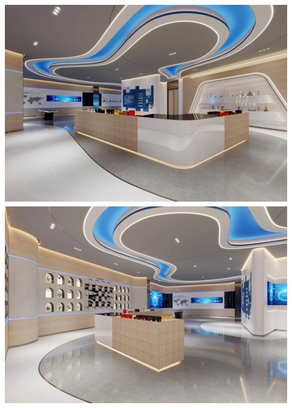 一正藥業(yè)展廳在科技與藝術(shù)交織中，解碼生命健康的未來(lái)圖景