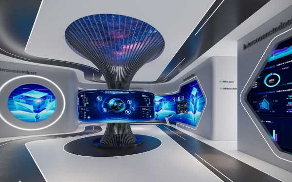 公司展廳裝修公司：沉浸式多媒體解決方案，深圳企業展廳設計公司